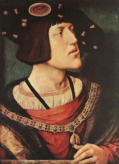 Bernaert Van Orley Portrait of Charles V oil painting image